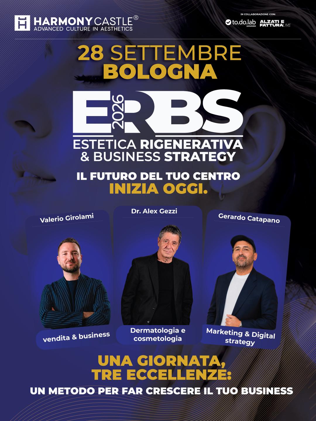 Ticket ERBS 2026 evento 28 settembre